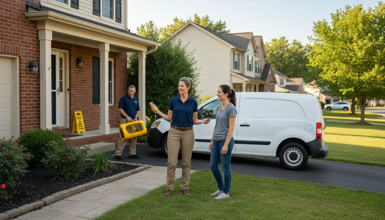 Residential water damage restoration in Lebanon, NE